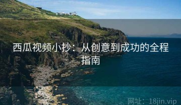 西瓜视频小抄：从创意到成功的全程指南